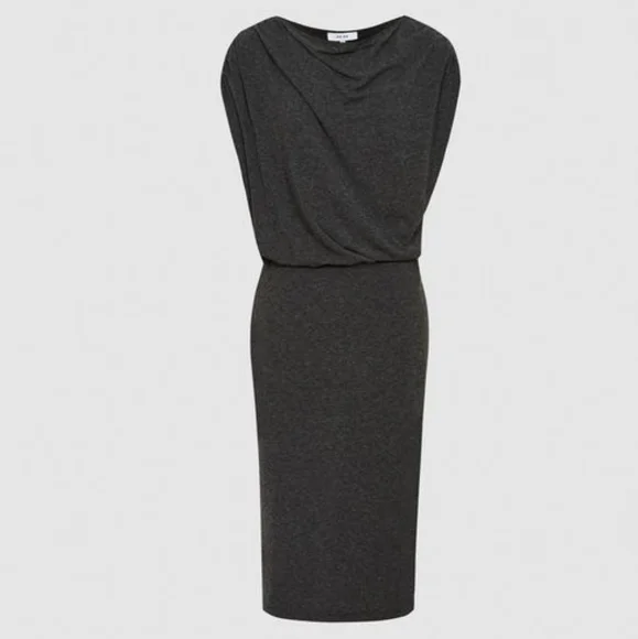 NWT REISS | Evelyn Drapey Jersey Dress - Picture 3 of 6